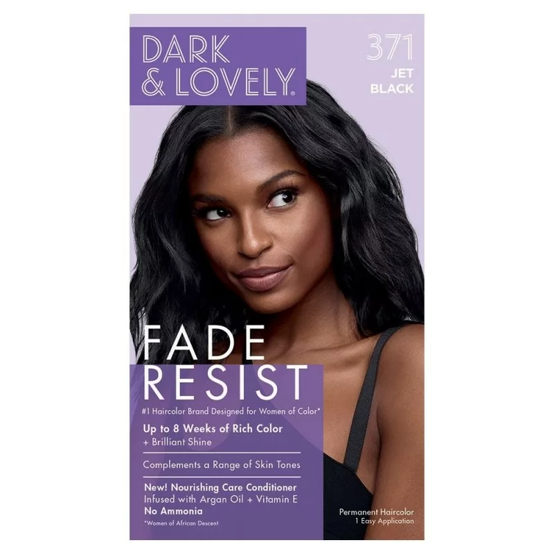 DARK & LOVELY • Coloration Noir De Jais N°371